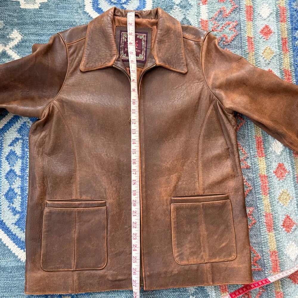 The Territory Ahead Tan Leather Jacket - Picture 6 of 9